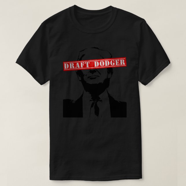 Trump draft dodger Premium T-Shirt (Frente do Design)
