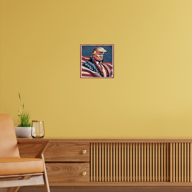 Trump Epic American Flag Poster (Sala de Estar 2)