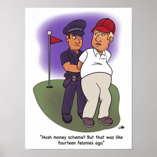 Trump Felonies Poster (Frente)