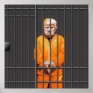 Trump in Jail Impressão, Value Poster Paper (Matte