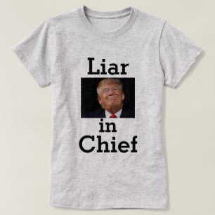 Trump Liar em Camisa Chefe