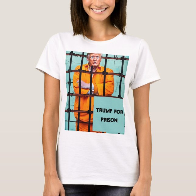 Trump Para A Camisa Da Prisão (Frente)