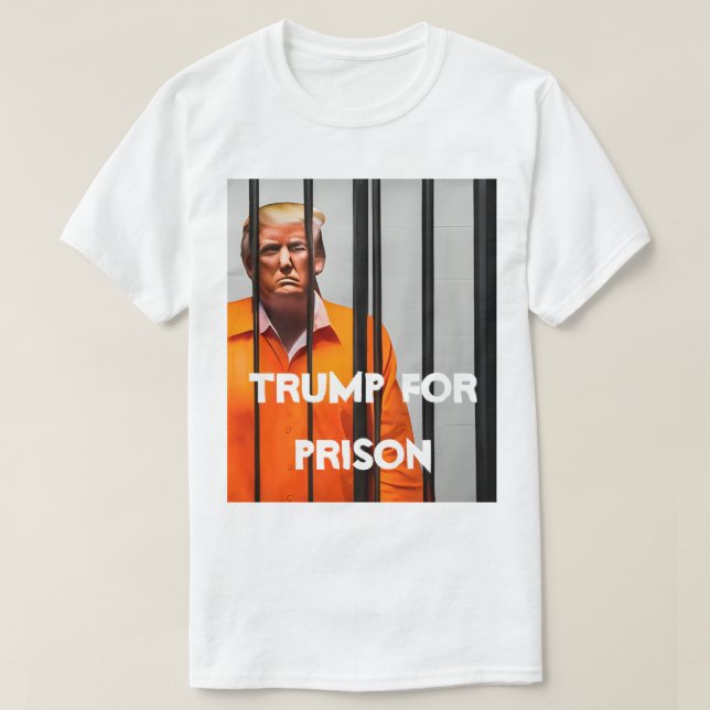 Trump Para A Camisa Da Prisão (Frente do Design)