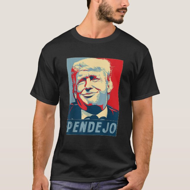 Trump Pendejo Não Meu Presidente Impeja Camisa (Frente)