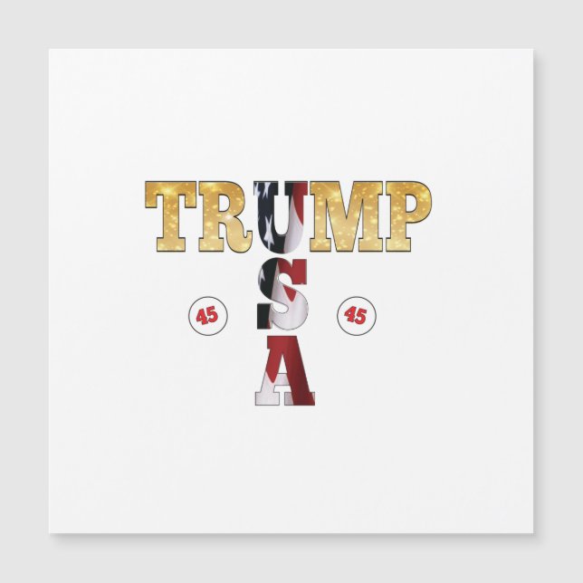 Trump Presidencial Dourado EUA (Frente)