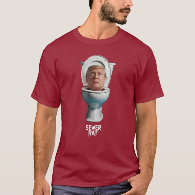 Trump Sewer Rat T-Shirt (Frente)