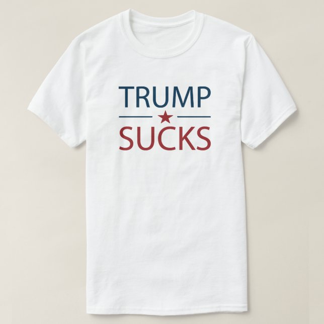 Trump Sucks Anti-Trump T-Shirt (Frente do Design)