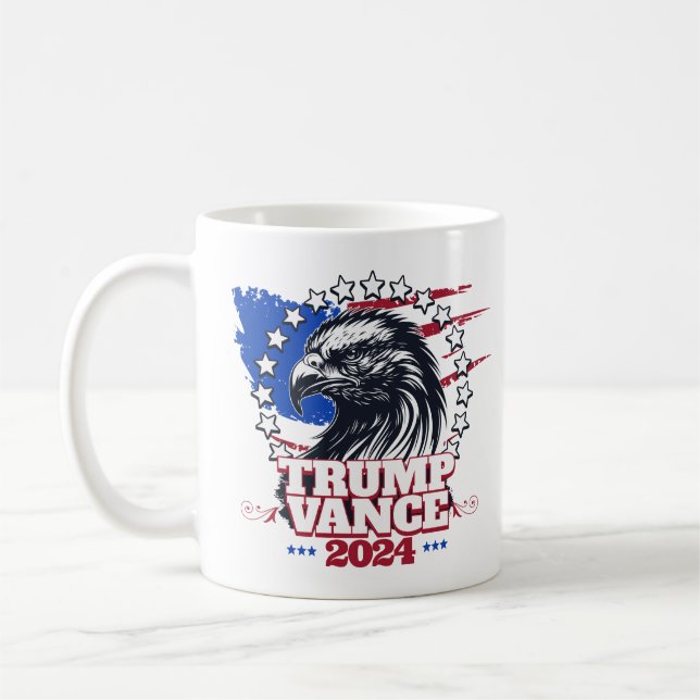 Trump Vance caneca de café 2024 (Esquerda)