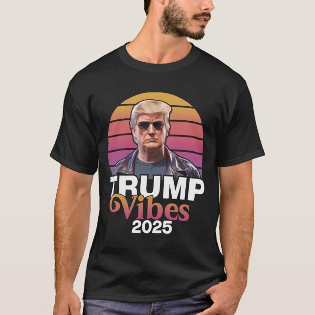 Trump Vibes 2025 Chiffon Top (Frente)