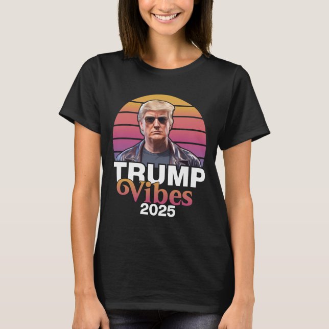 Trump Vibes 2025 Chiffon Top (Frente)