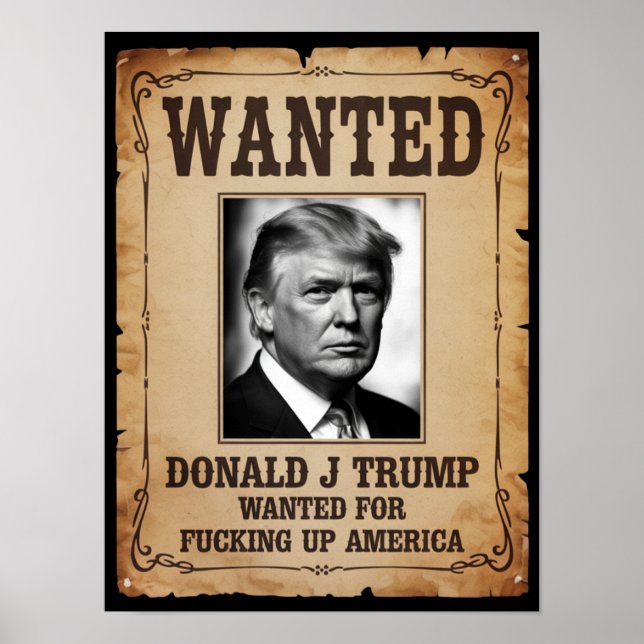 Trump Wanted Poster (Frente)
