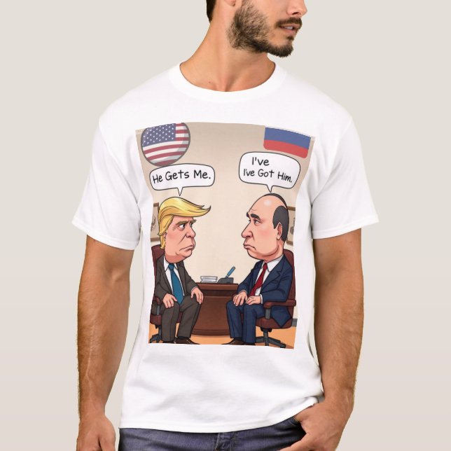 Trump Zelensky Meeting T-Shirt (Frente)
