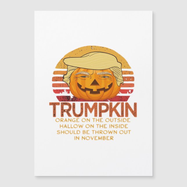 Trumpkin Halloween Engraçado Clássico – Abóbora Po (Frente)