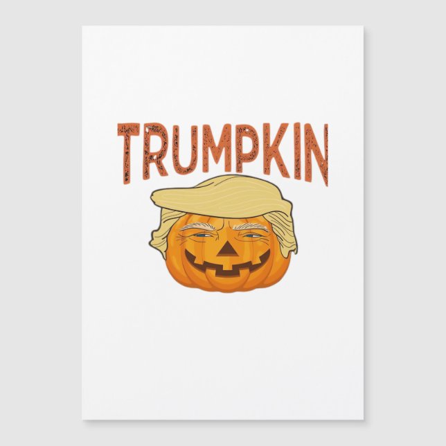 Trumpkin Halloween Engraçado Clássico – Máscara de (Frente)
