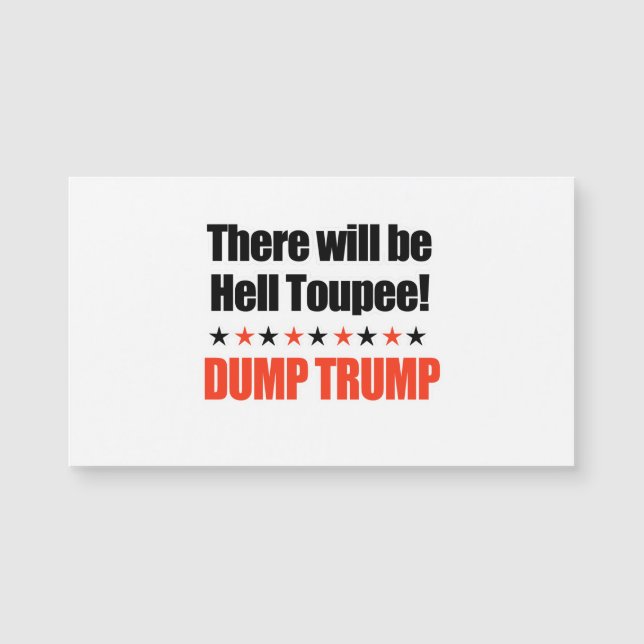 Trunfo da descarga - haverá Toupee do inferno (Frente)