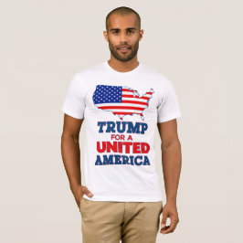 Trunfo para um t-shirt unido de América