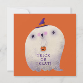 Truque de Decoração Halloween ou Tratar Fantasma B