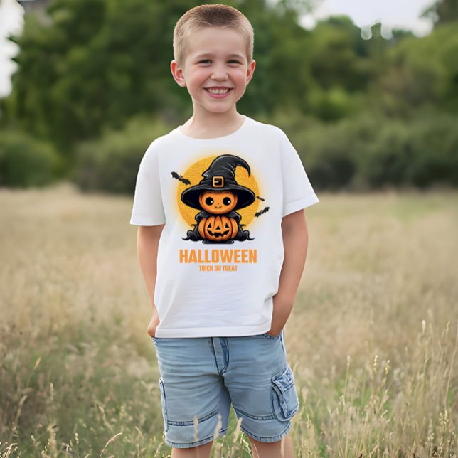Truque de Dia das Bruxas ou T-Shirt (Criador carregado)