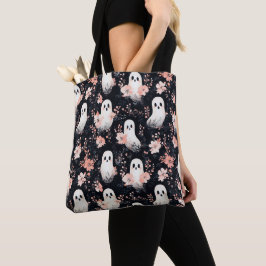 Truque de Fantasma do Halloween ou Trate Tote Bag