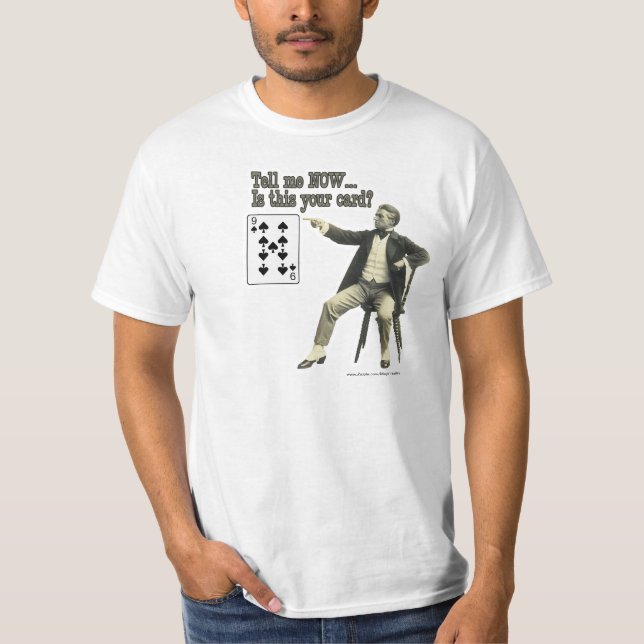 Truque mágico - 9S - t-shirt do valor (Frente)