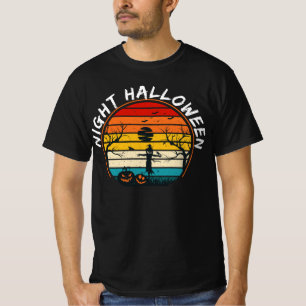 Truque Noturno de Halloween ou T-Shirt