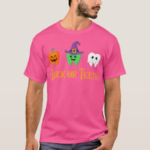 Truque Ou Dentes Camisa Dentista Dentista Cos