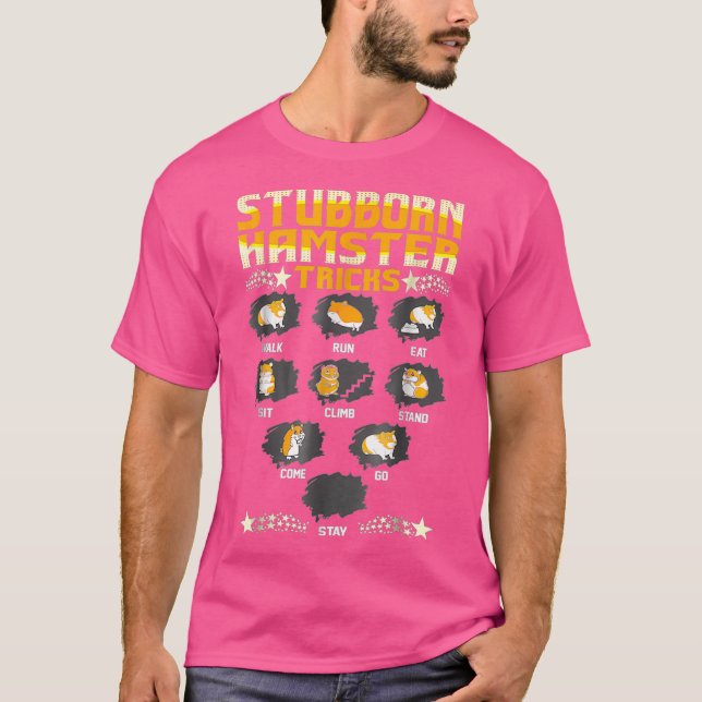 Truques de Hamster Tubêntricos Pets Camiseta engra (Frente)