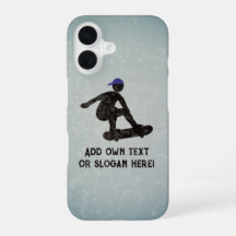 Truques de skater - Skateboard e seu texto / nome