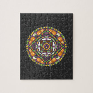 Truques e ameaças Mandala Quebra-cabeça