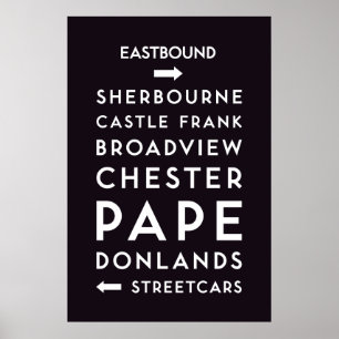 TTC - Poster de estações de ligação leste