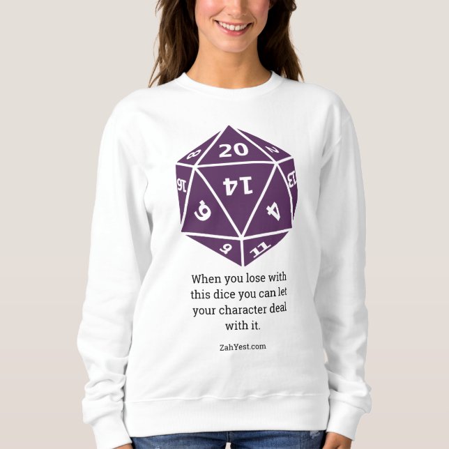 TTRPG Tabletop RPG Gamer d20 T-Shirt (Frente)