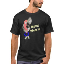 Tuba que joga o t-shirt da obscuridade do Weenie