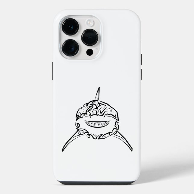 Tubarão-branco-Excelente-tribal preto e branco (Verso)