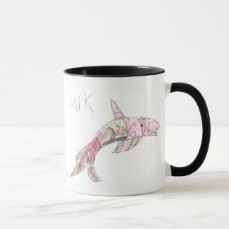 Tubarão de Sharky - caneca combinado da arte do