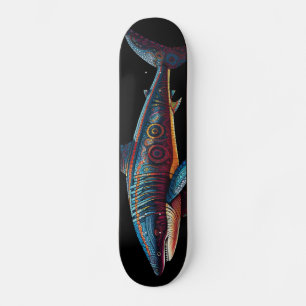 Tubarão GW - Estilo aborígene - Deck do skate