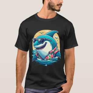 Tubarão Legal com Camisa Havaiana - Vibrações de P