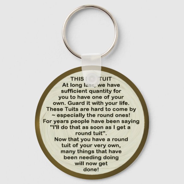 Tubo redondo ~ chaveiro (Frente)