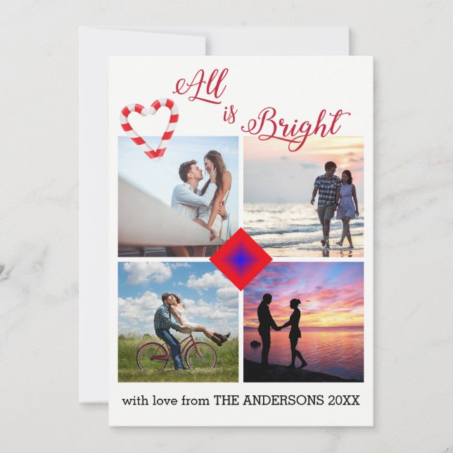 Tudo é Colagem de Foto Cardíaca de Cane Bright Can (Frente)