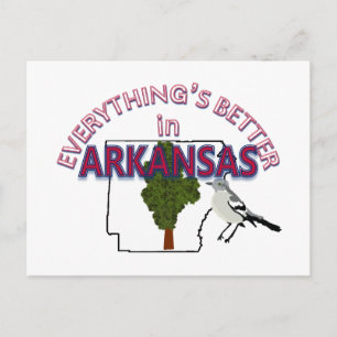 Tudo é melhor no cartão postal do Arkansas