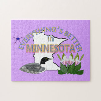 Tudo é melhor no quebra-cabeça de Minnesota
