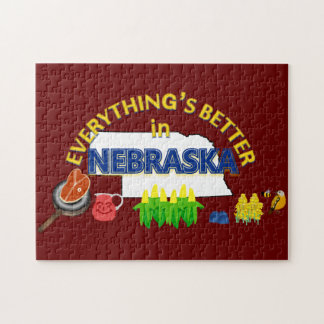 Tudo é melhor no quebra-cabeça de Nebraska
