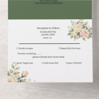 Tudo em um Casamento Floral de Eucalipto Elegante