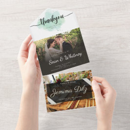 Tudo em um Convite de casamento