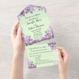 Tudo em um Convite de casamento