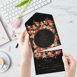 Tudo em um Convite de casamento