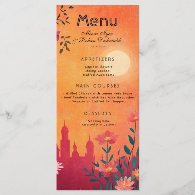 Tudo em um menu +Bebe Serenade Sunset (Frente)