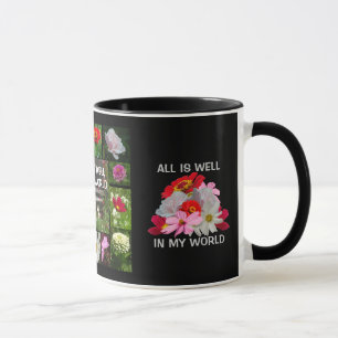 TUDO ESTÁ BEM em MINHA caneca do MUNDO do JARDIM