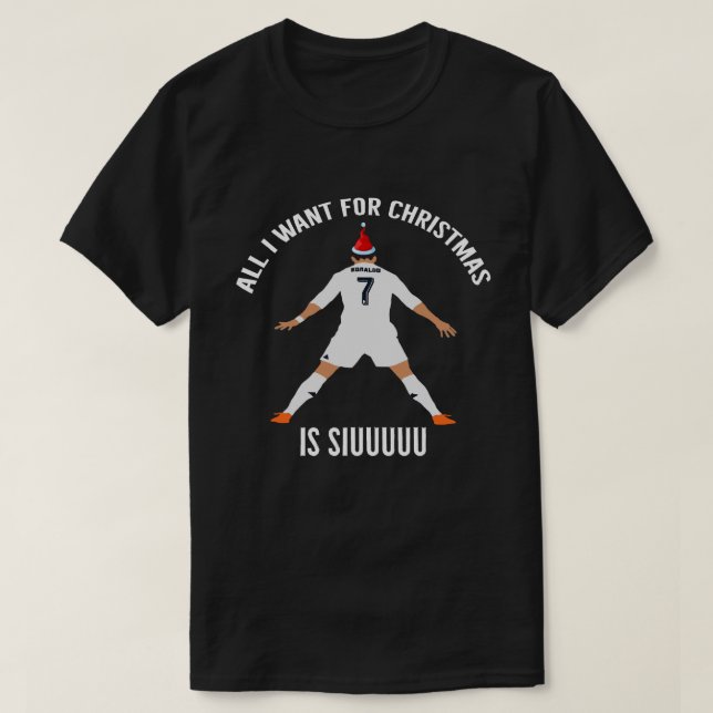 Tudo o que Eu Quero no Natal é SIUUUU Suéter Feio  (Frente do Design)