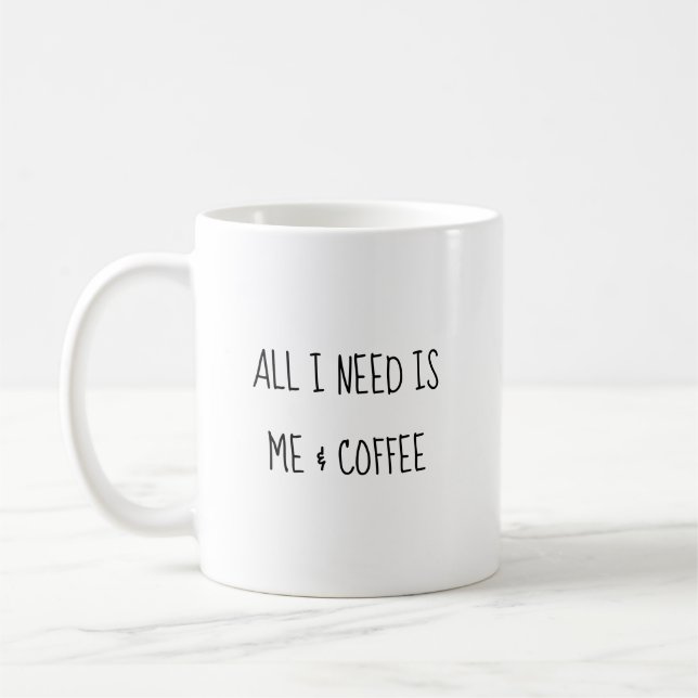Tudo o que Preciso é Eu & Café Caneca de Café Dive (Esquerda)