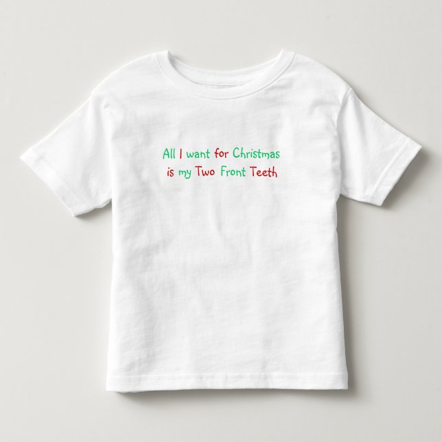 Tudo que eu quero para a camisa do Natal (Frente)